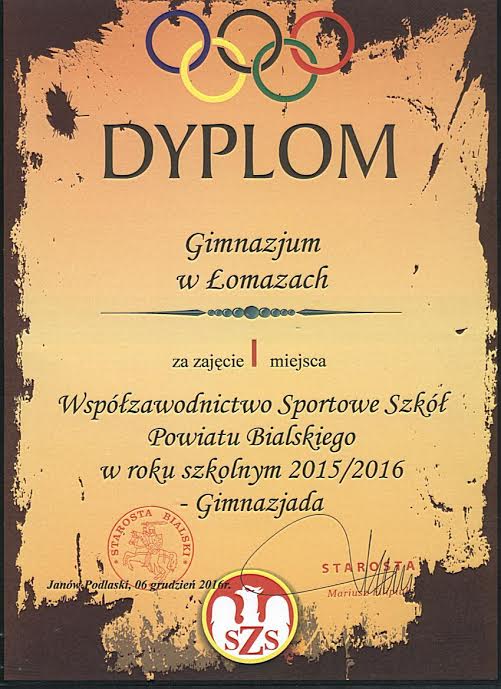 dyplom lomazy