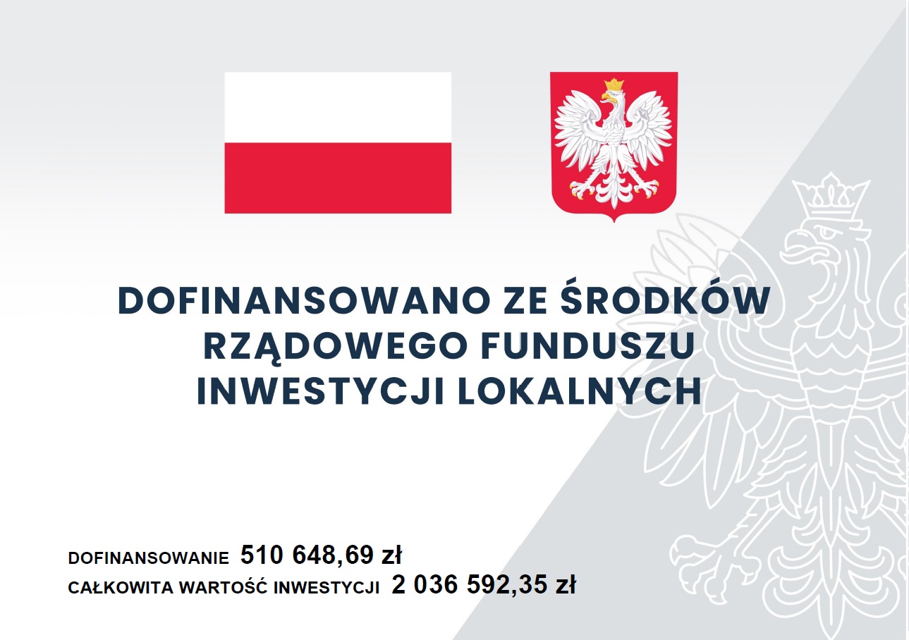 Fundusz Inwestycji Lokalnych - Tablica Fundusz Inwestycji Lokalnych - Tablica