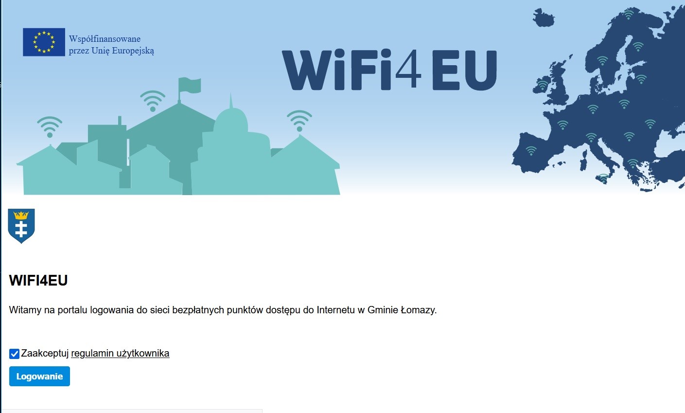 Strona do logowania WIFIEU Strona do logowania WIFIEU